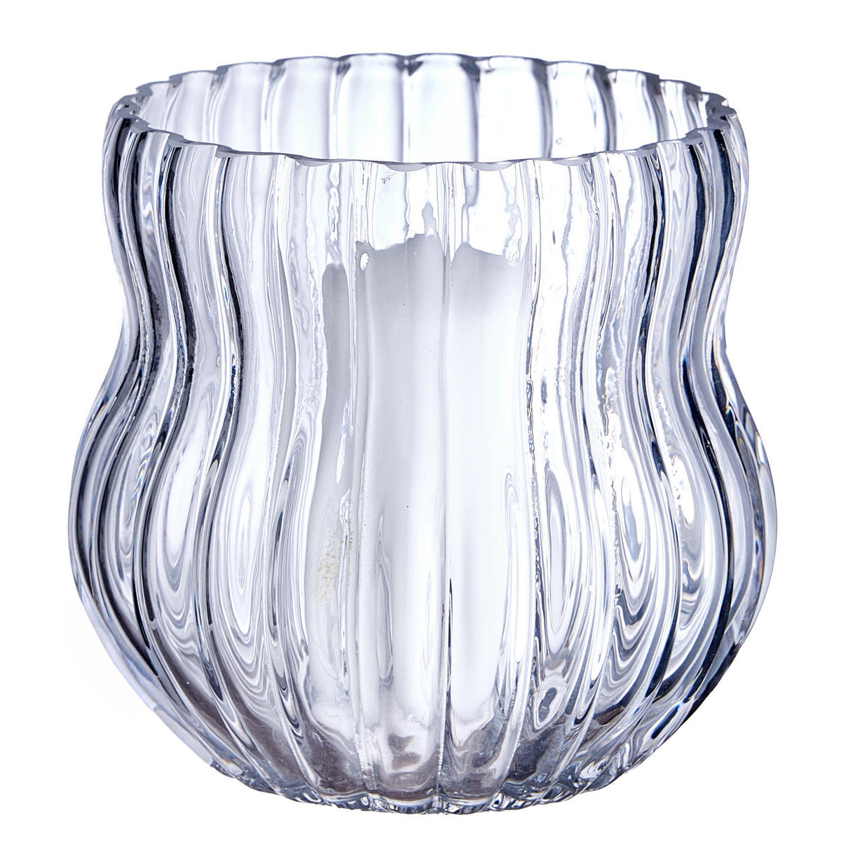WINDLICHT Pearl - Transparent, Glas (13/14/13cm) - Butlers