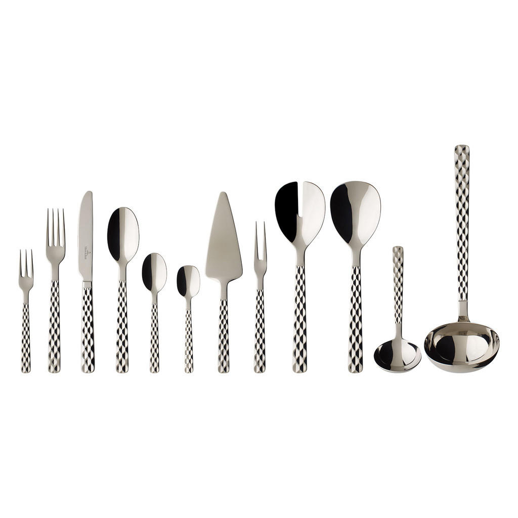 TAFELBESTECK Boston silber 70er Set - Silberfarben, Metall - Villeroy & Boch