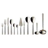 TAFELBESTECK Boston silber 70er Set - Silberfarben, Metall - Villeroy & Boch