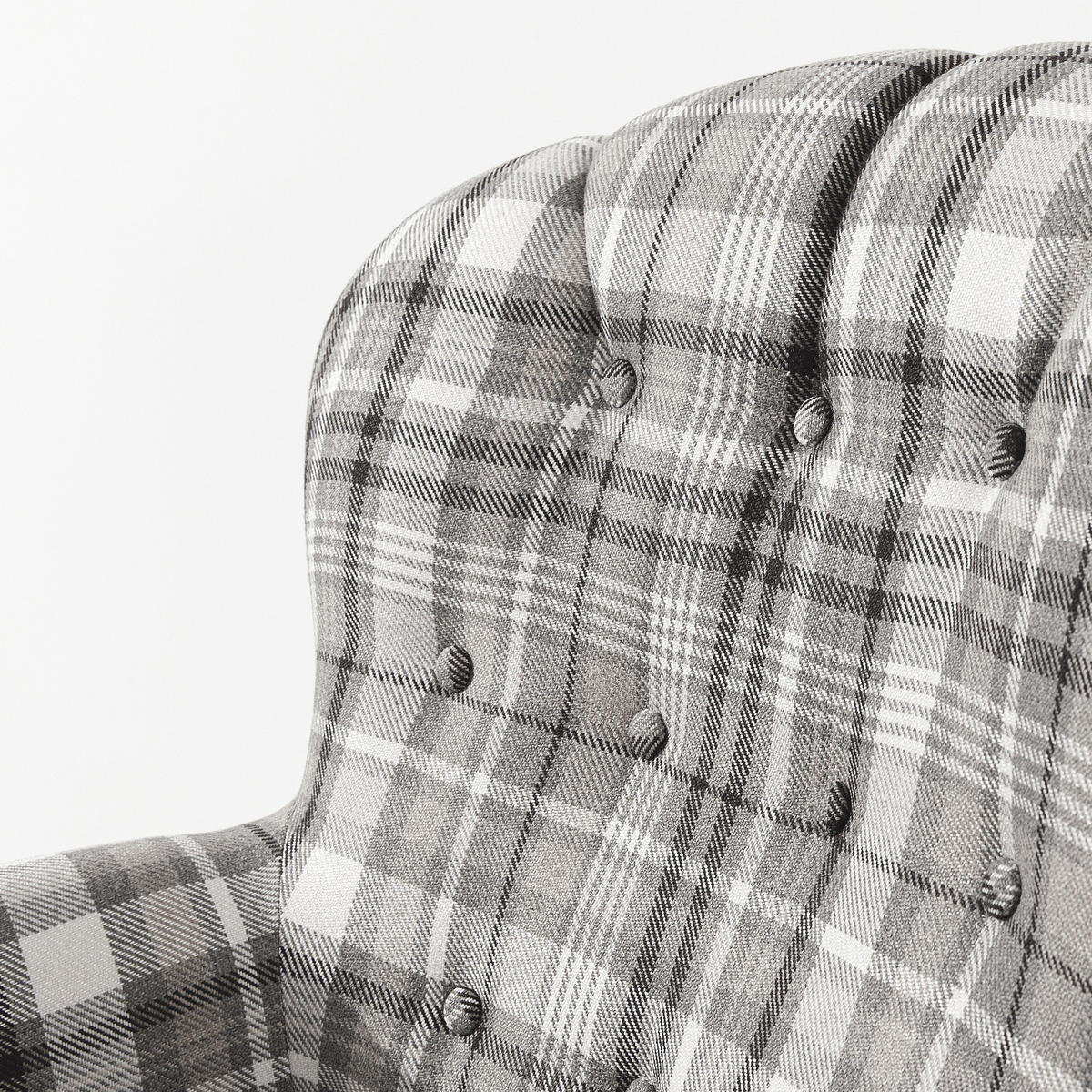 SESSEL MIT FUẞSTÜTZE TOMIS, Grau - Braun/Grau, Eichenholz/Holz (76/101/83cm) - KONSIMO®