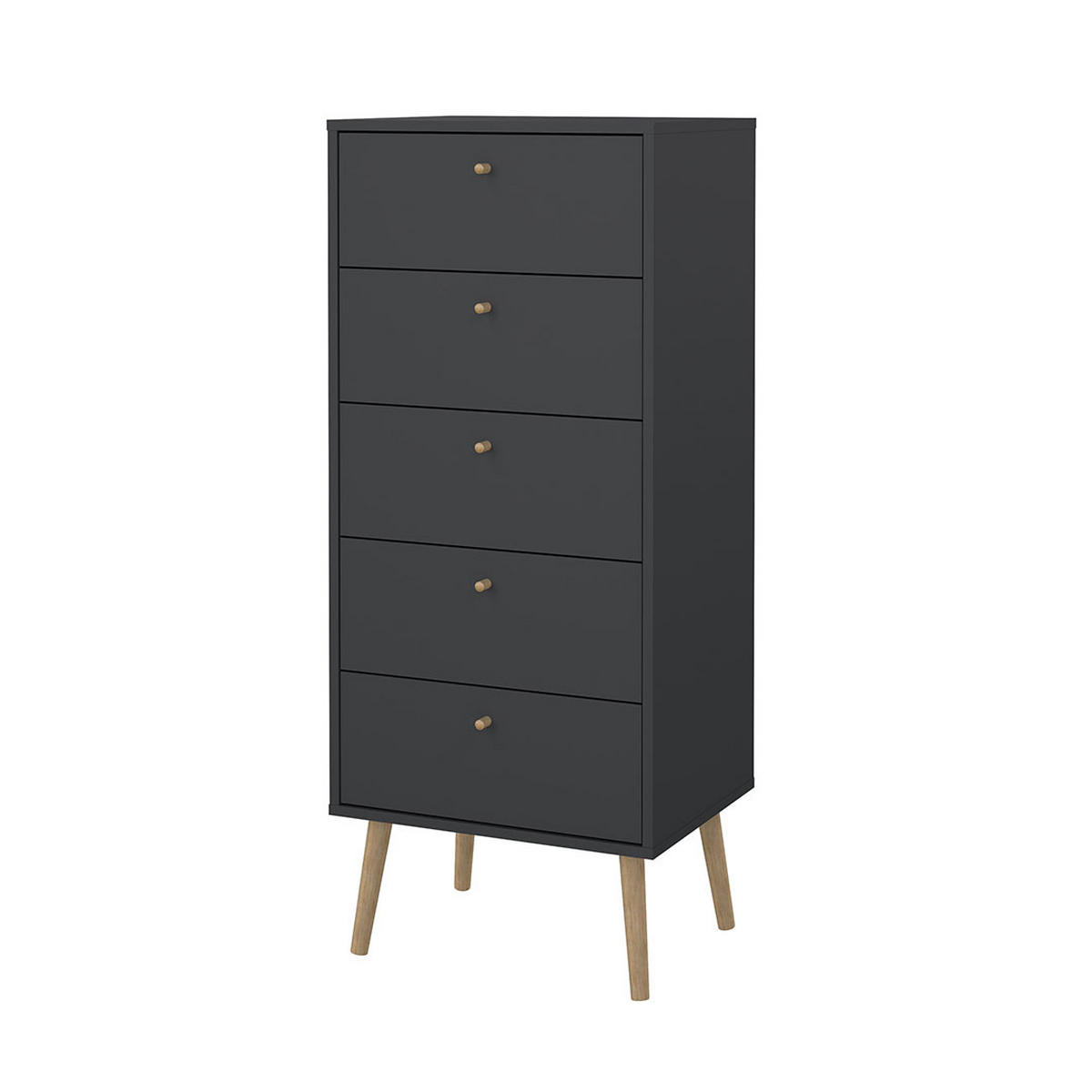 KOMMODE, Bodo, Grau, Holzwerkstoff, 51 x 40 x 121 cm - Grau, Holzwerkstoff (51/121/40cm) - ebuy24