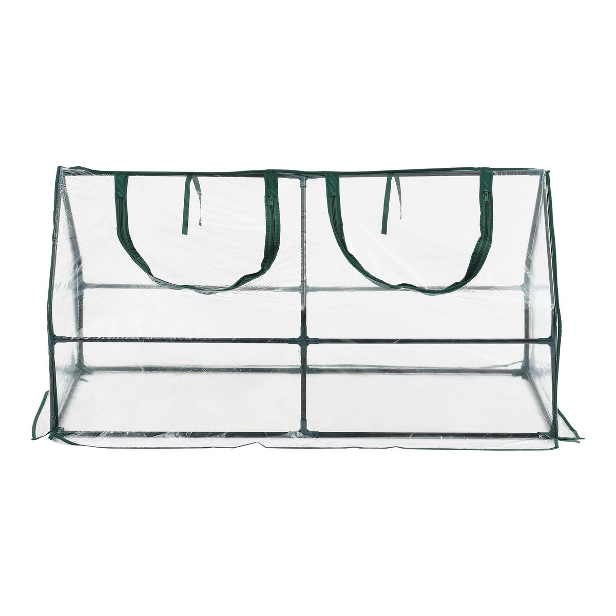 GEWÄCHSHAUS Laubach - Transparent, Kunststoff (120/60/60cm) - [en.casa]