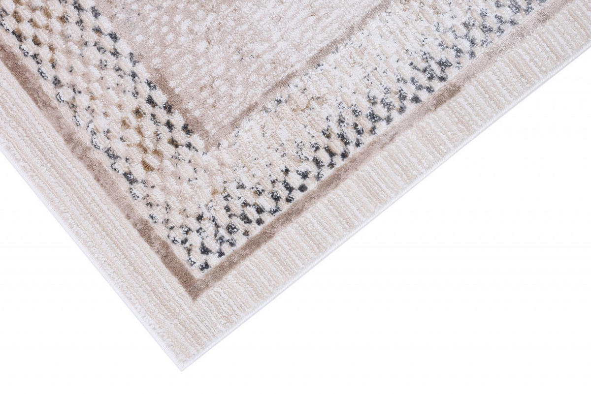 KOBEREC béžový krémový vintage - 120 x 170 cm - krémová, textil (120/170cm) - Mazovia