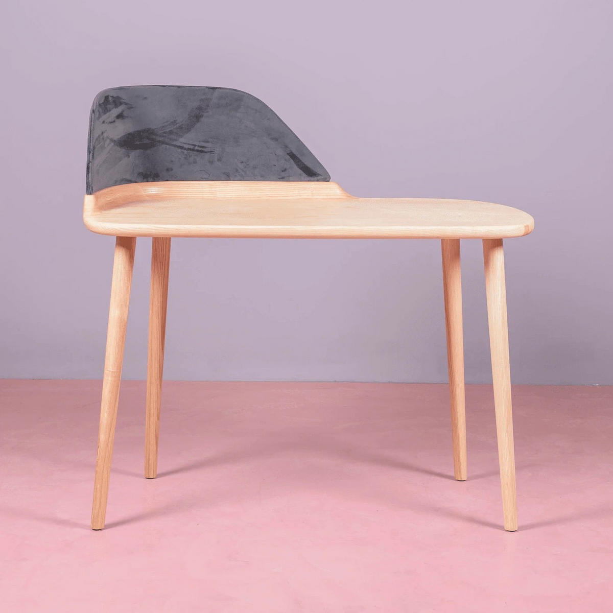 SCHREIBTISCH Rechteckig Eschefarben 56/109/75 cm - Eschefarben, Holz (56/109/75cm) - Nest Dream