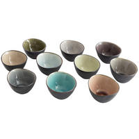 SCHÜSSEL Dipschalen Streetfood 9 x 7 cm / 100 ml - 10 Stück - Multicolor, Keramik - Cosy & Trendy