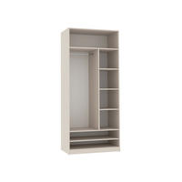 GARDEROBENSCHRANK OFFEN TRES 02 CASHMERE 90/206/51 CM - Kaschmir, Holzwerkstoff (90/206/51cm) - Marmex Möbel