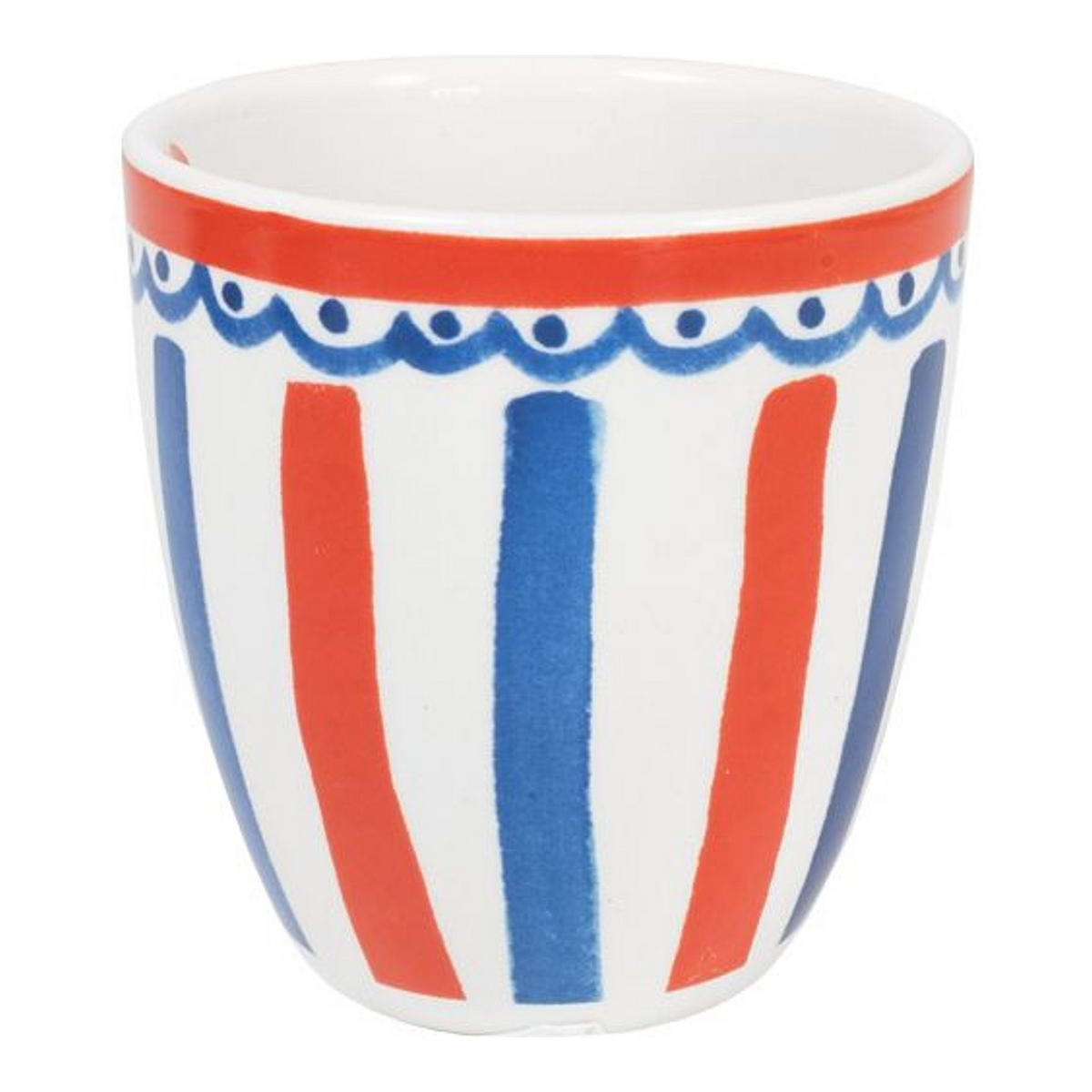 MINI-BECHER Streifen Hollands Glorie in Bunt - 200 ml - Multicolor, Keramik (0.2L) - Blond Amsterdam