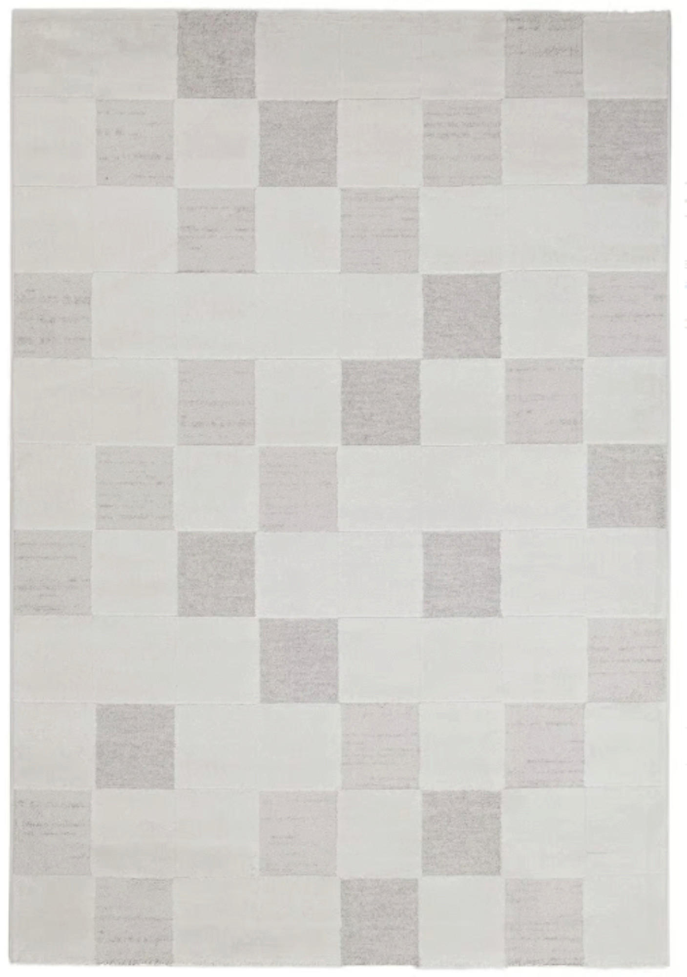 TEPPICH modern Flachgewebe CHECKER Beige 160 x 230 cm - Beige, Textil (160/230cm) - Novatrend
