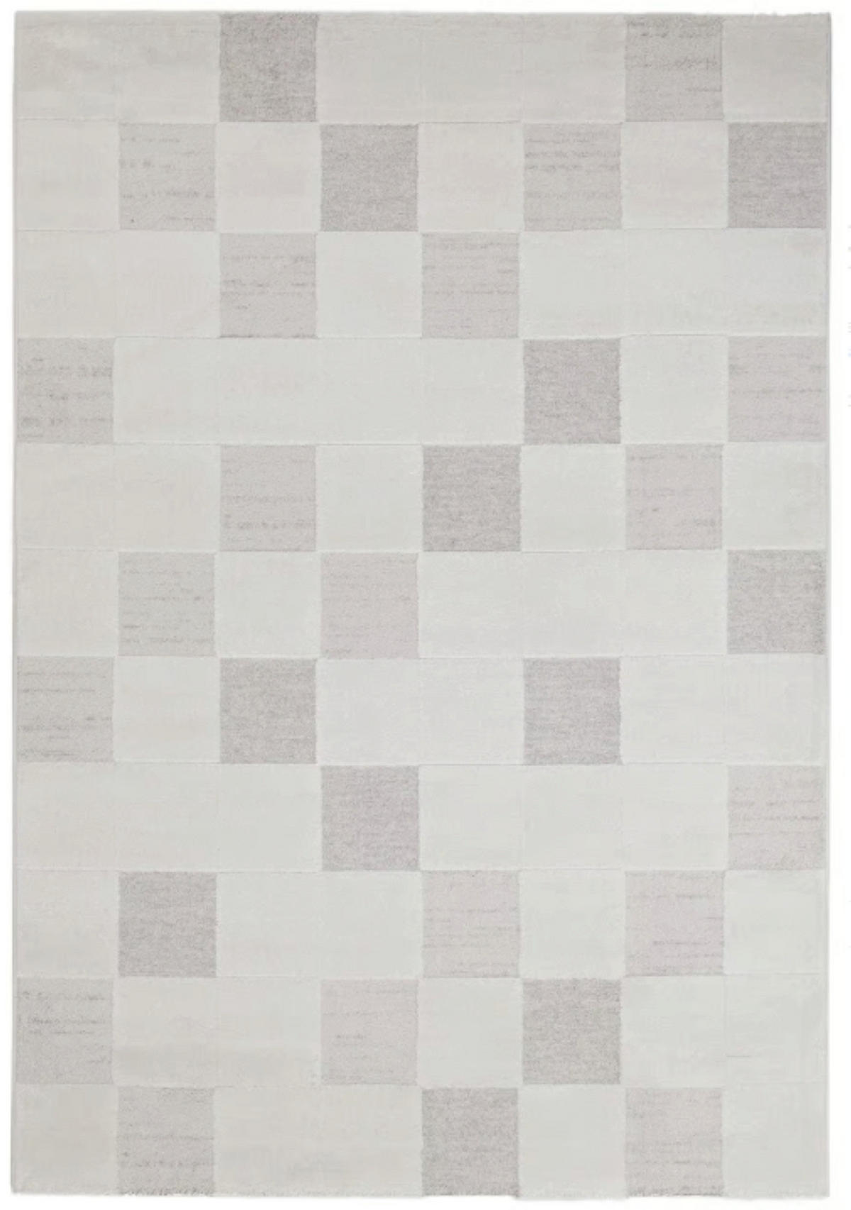TEPPICH modern Flachgewebe CHECKER Beige 160 x 230 cm - Beige, Textil (160/230cm) - Novatrend