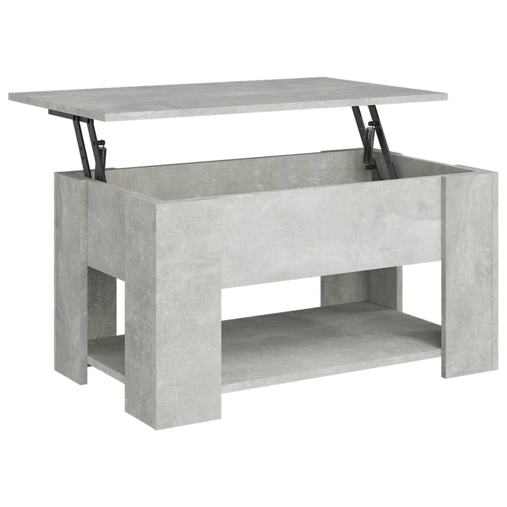 COUCHTISCH Betongrau 79x49x41 cm Holzwerkstoff - Grau, Holzwerkstoff (79/49/41cm) - furnicato
