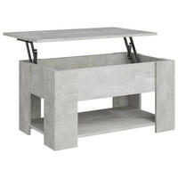 COUCHTISCH Betongrau 79x49x41 cm Holzwerkstoff - Grau, Holzwerkstoff (79/49/41cm) - furnicato