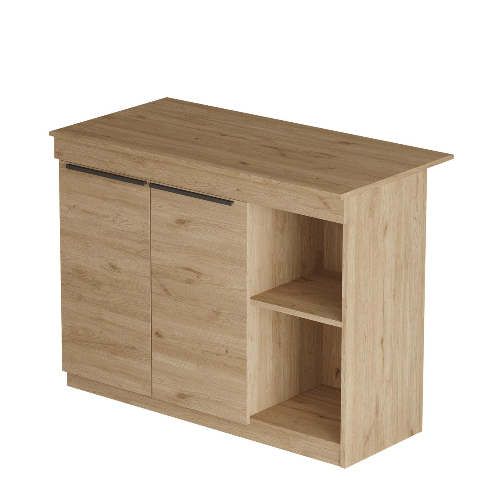 ESSTISCH siven Braun - Braun, Holz (120/60/88cm) - Habitat Garten