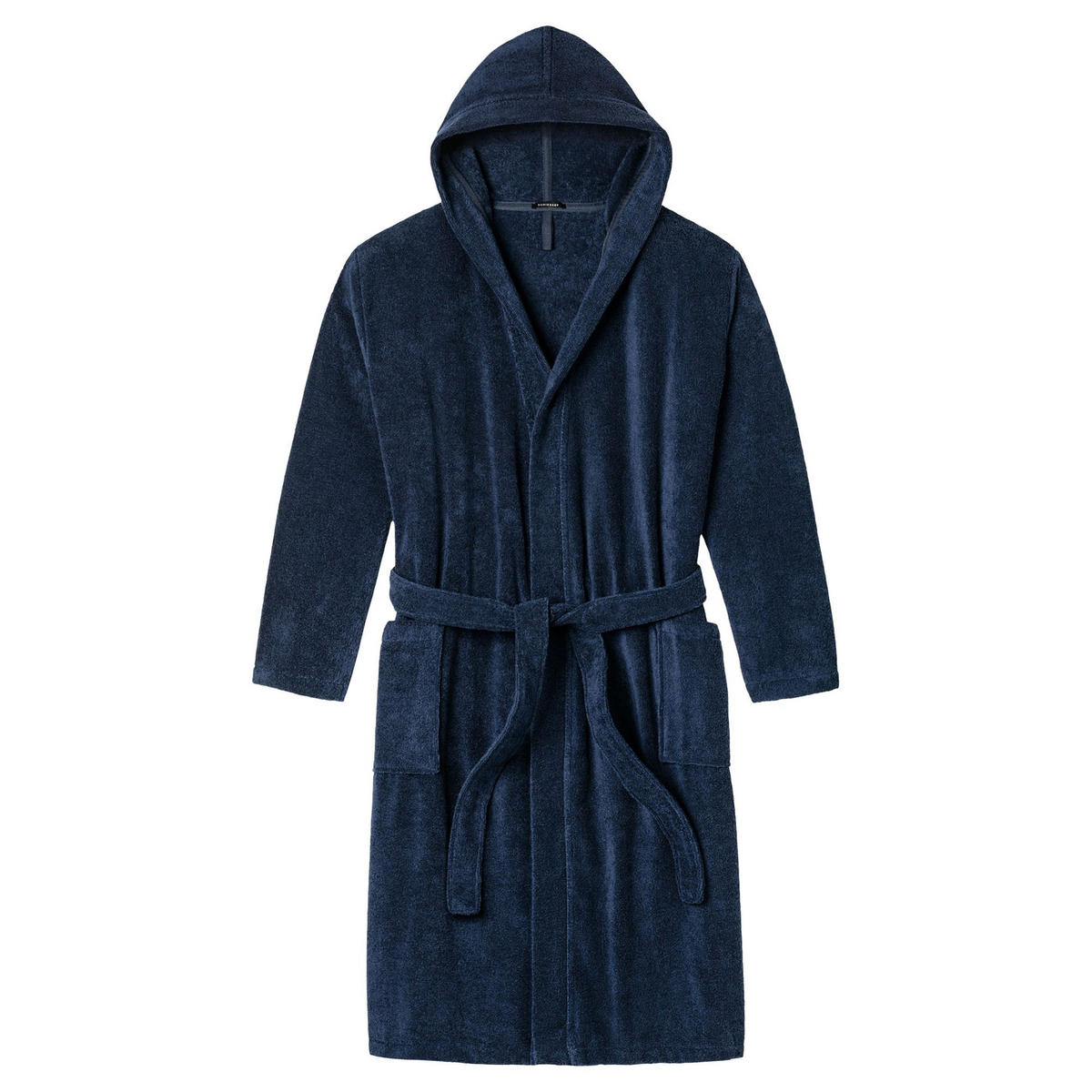 BADEMANTEL Herren Essentials Blau Baumwolle - Blau, Textil (XLnull) - SCHIESSER