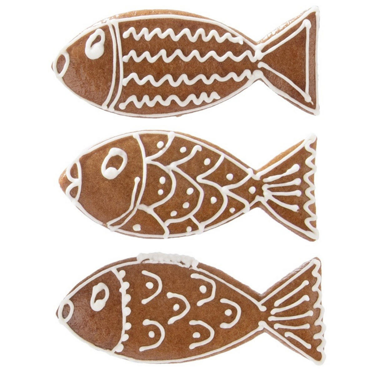 AUSSTECHFORM Fisch groß 9 cm Silber - Silberfarben, Metall (4/1.5/9cm) - Orion 