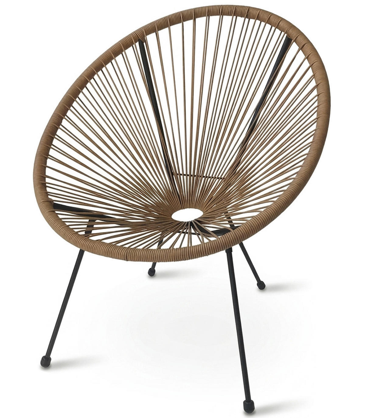 GARTENSTUHL - Braun, Metall (75/84/71cm) - A2A Home