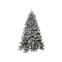 KUNSTBAUM Künstlicher Weihnachtsbaum mit Schnee - Elsa 210 cm - Grün, Kunststoff (210cm) - aplanta
