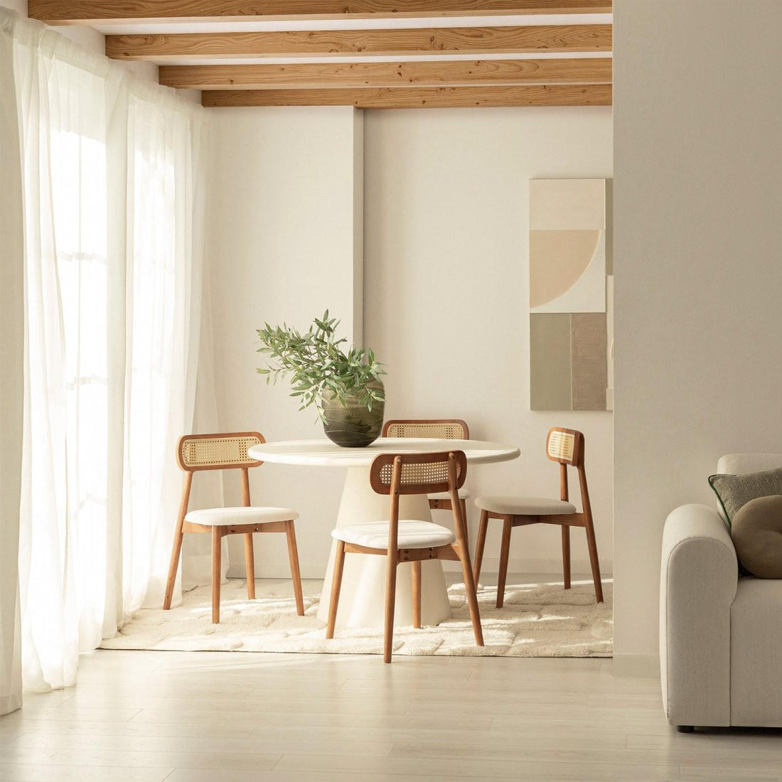 Klast Home Esszimmerstuhl Walnuss 47x80x51 cm