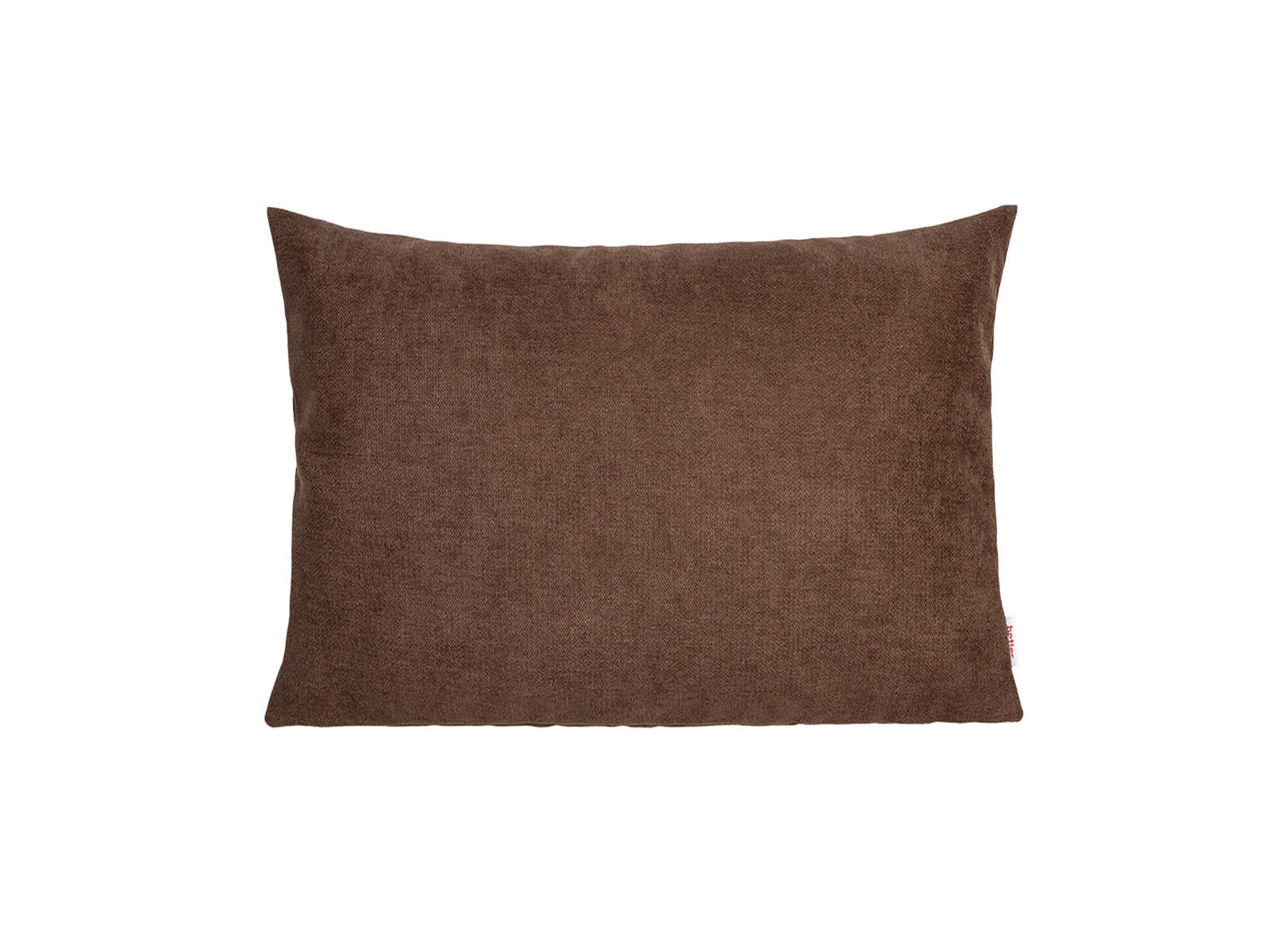 KISSENHÜLLE FarbTon Chenille-Haptik kaffee-braun 35/25 cm - Braun, Textil (25/35cm) - beties Heimtextil