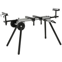 KAPP-SÄGENGESTELL DE-09185 mit Seitenverlängerung und Rollen Silber - Silberfarben, Metall (73/96/245cm) - ComfortXL