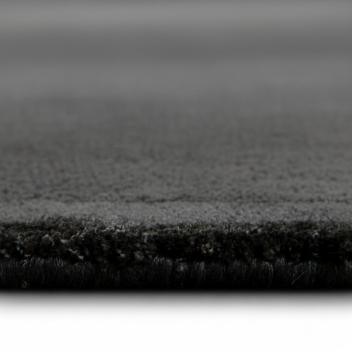 TEPPICH VISKOSE HANDGEWEBT BAMBOO 160/230 Anthrazit - Anthrazit, Naturmaterialien (160/230cm) - Consilio Concept