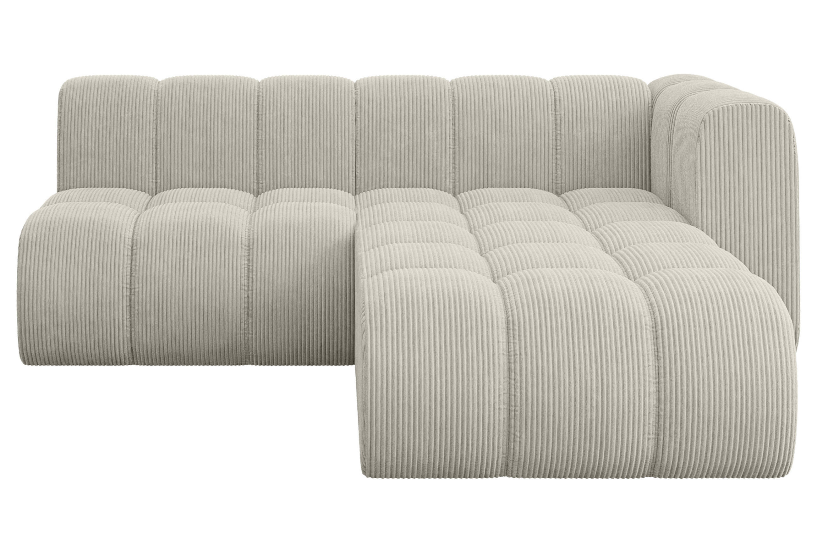 ECKSOFA modulares Sofa Darnel-L1 - 205x177x70 cm Hellgrau - Hellgrau, Holzwerkstoff/Textil (205/177cm) - ALTDECOR