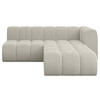 ECKSOFA modulares Sofa Darnel-L1 - 205x177x70 cm Hellgrau - Hellgrau, Holzwerkstoff/Textil (205/177cm) - ALTDECOR