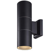 LED AUSSEN-WANDLEUCHTE Silber Aluminium Glas - Silberfarben, Glas (6.5/16.5/11.5cm)