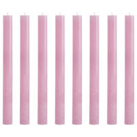 STABKERZE (8er-Set) Rustic - Rosa, Paraffin (2.2/24/2.2cm) - Butlers