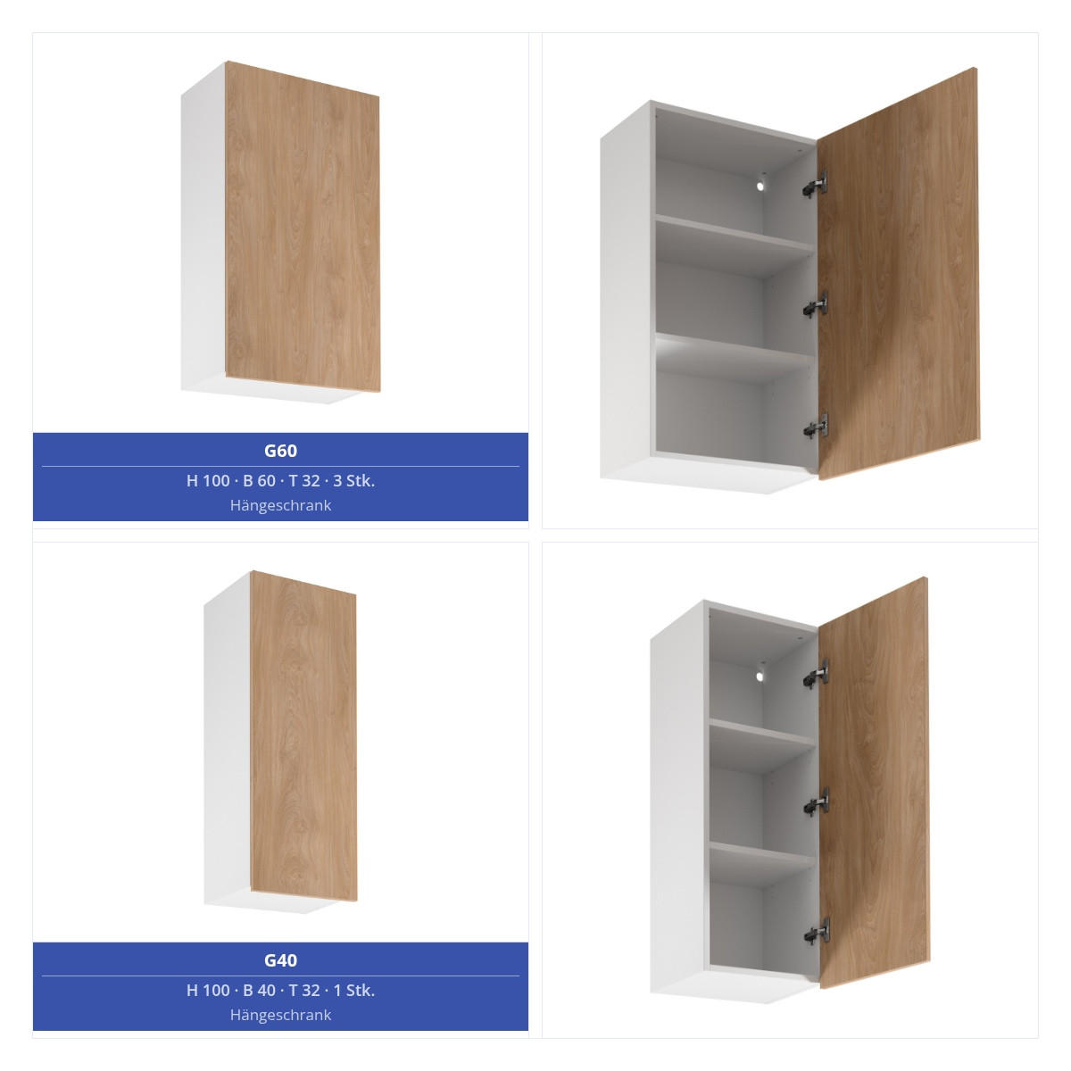 KÜCHENZEILE 400 cm - Sorento KS9-M400 - in Sonoma Eiche / Weiß - Schwarz/Weiß, Holz/Metall (400/247/58cm)