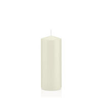 STUMPENKERZEN Elfenbein Ø 58 x 120 mm, 16 Stück - Beige, Paraffin (6/12cm) - Wiedemann Kerzen