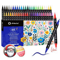 ACRYLSTIFTE Set 48 Farben Dual Tip - Multicolor, Kunststoff (17.5/3/29.7cm)