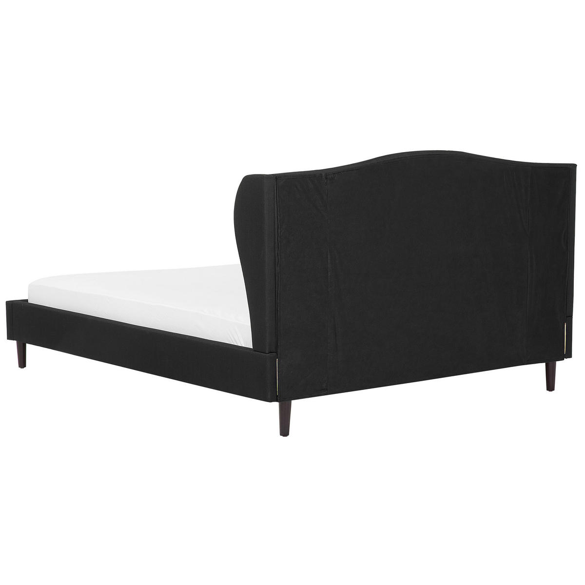 POLSTERBETT 180/200cm Schwarz Colmar - Schwarz, Textil (180/200cm) - Beliani