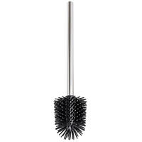 SILIKON-WC-BÜRSTE 7,5/7,5/35 cm - Schwarz, Kunststoff (7.5/35/7.5cm) - Wenko