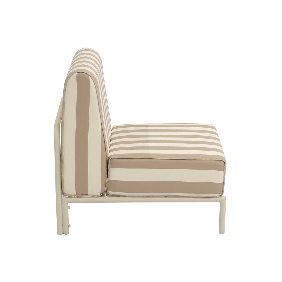 SESSEL, Beige - Beige, Textil (72/78/80cm) - Oviala