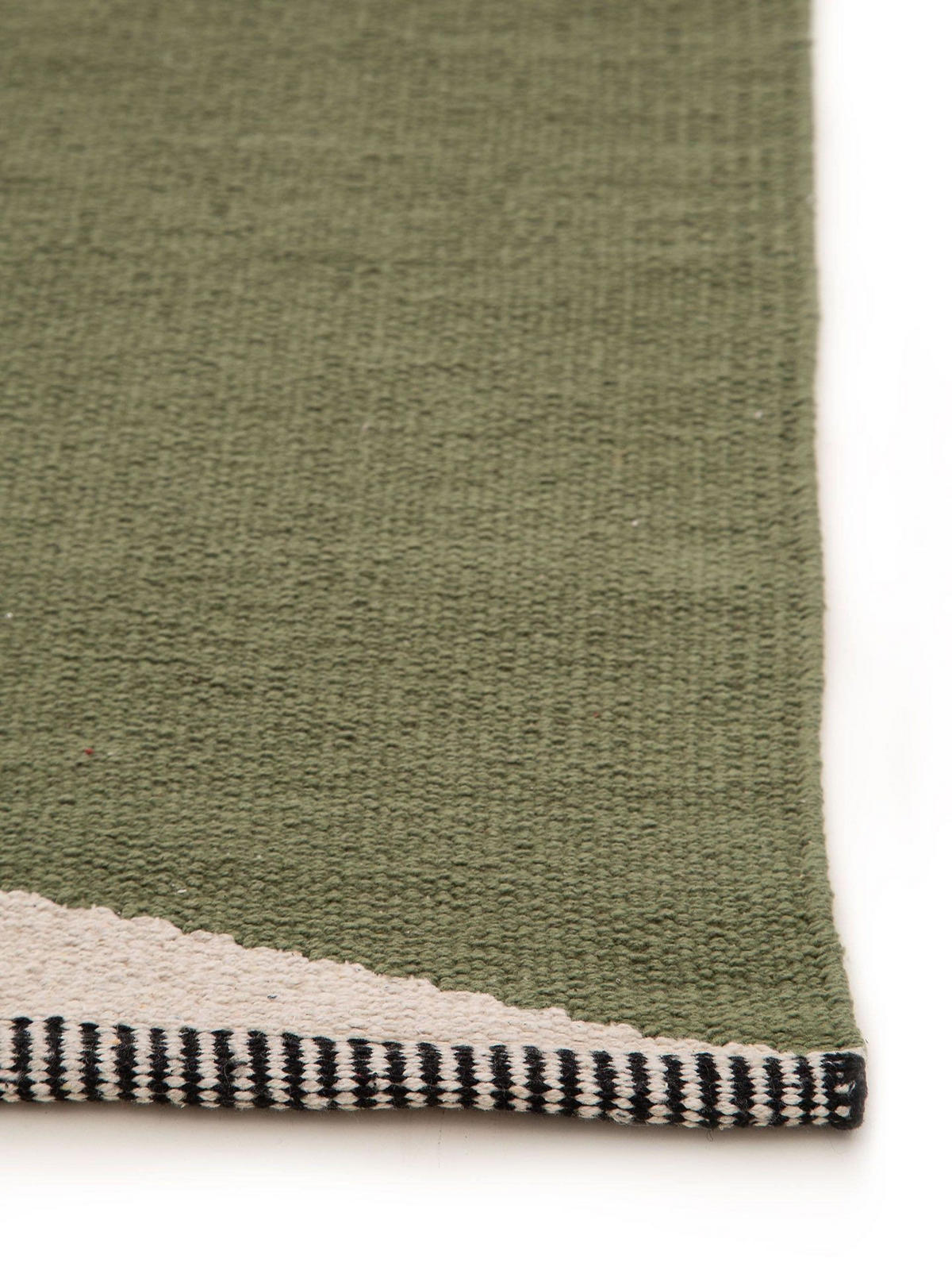 TEPPICH Baumwollteppich Lenny Grün - Grün, Textil (70/1cm) - KUNSTLOFT
