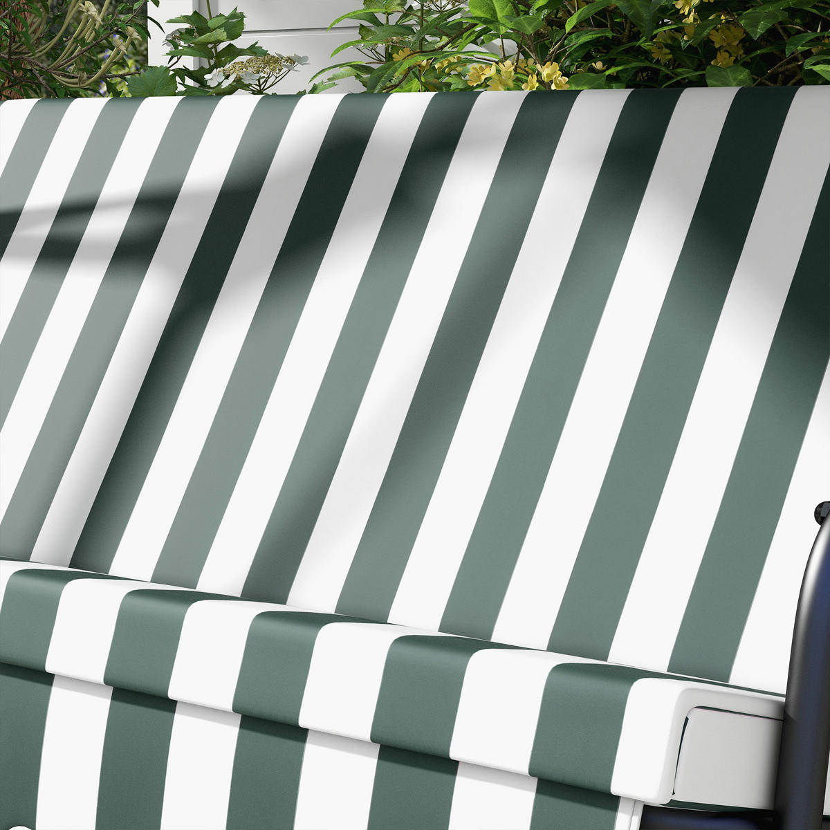 HOLLYWOODSCHAUKEL DE-15288 Grün - Grün, Metall (110/153/172cm) - ComfortXL
