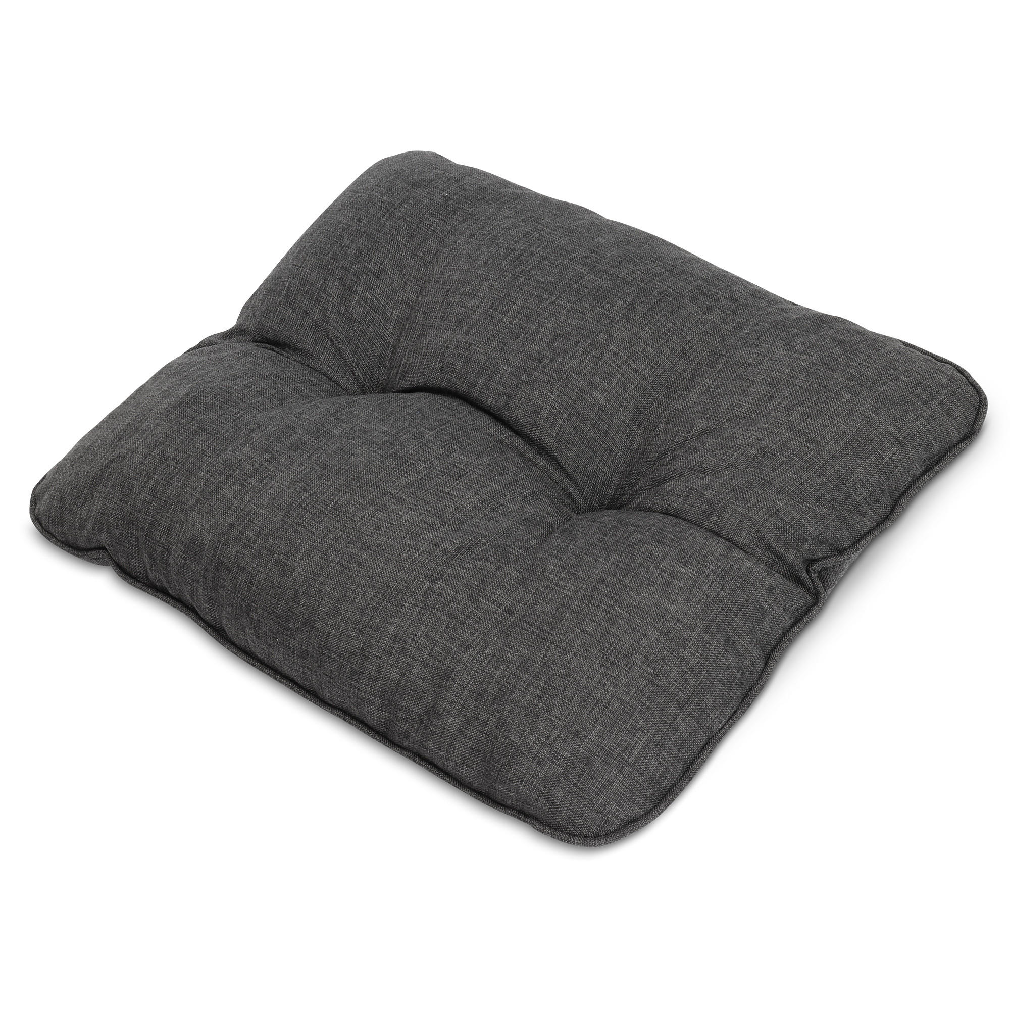 Beautissu Loungekissen Graphit 40x12x70 cm