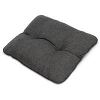 LOUNGEKISSEN Beauflair Outdoor Rücken 60/40/12cm Graphitgrau - Graphitfarben, Textil (40/12/60cm) - Beautissu 