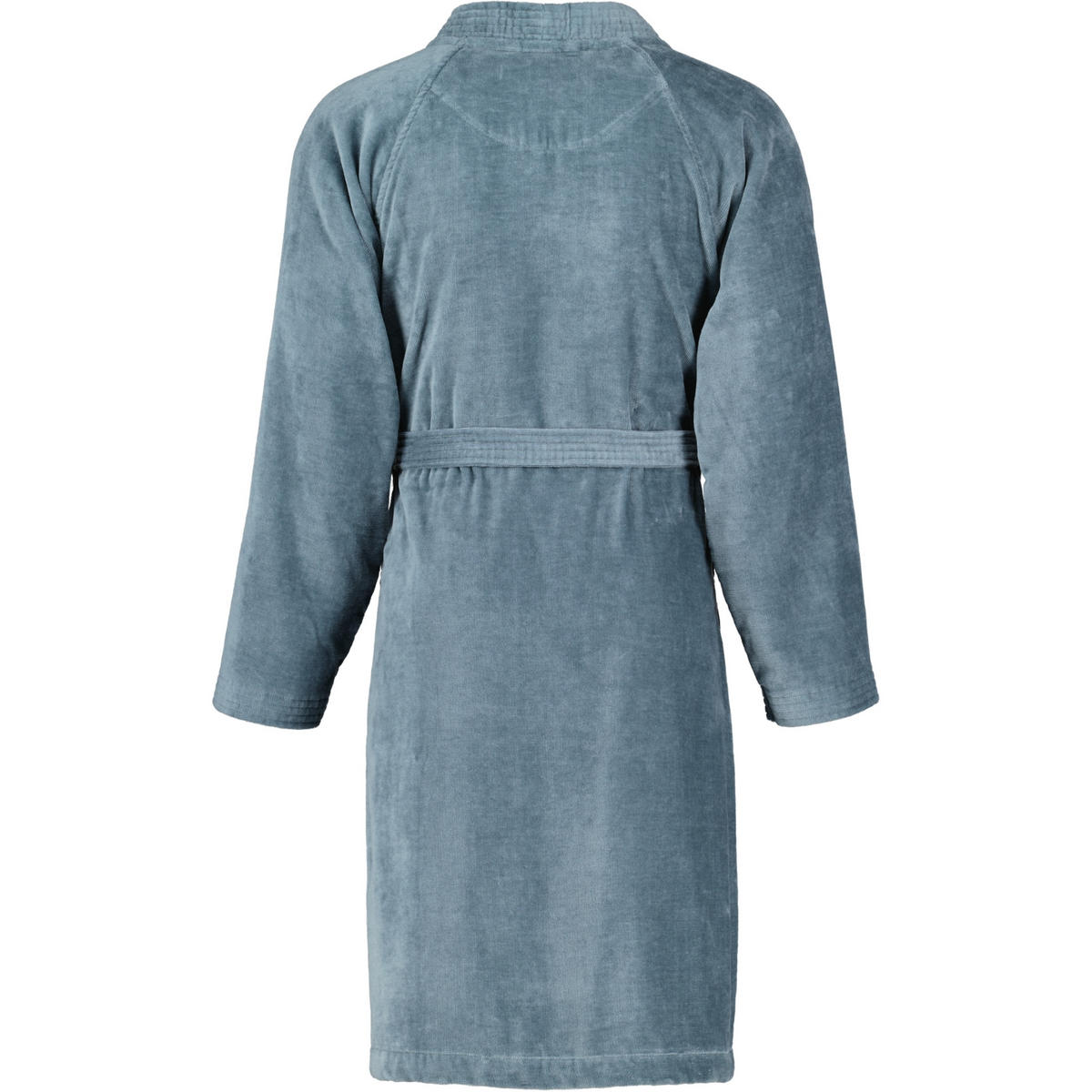 BADEMANTEL UNISEX KIMONO DALLAS FLANELL - 7400 - Grau, Textil (XLnull) - Vossen