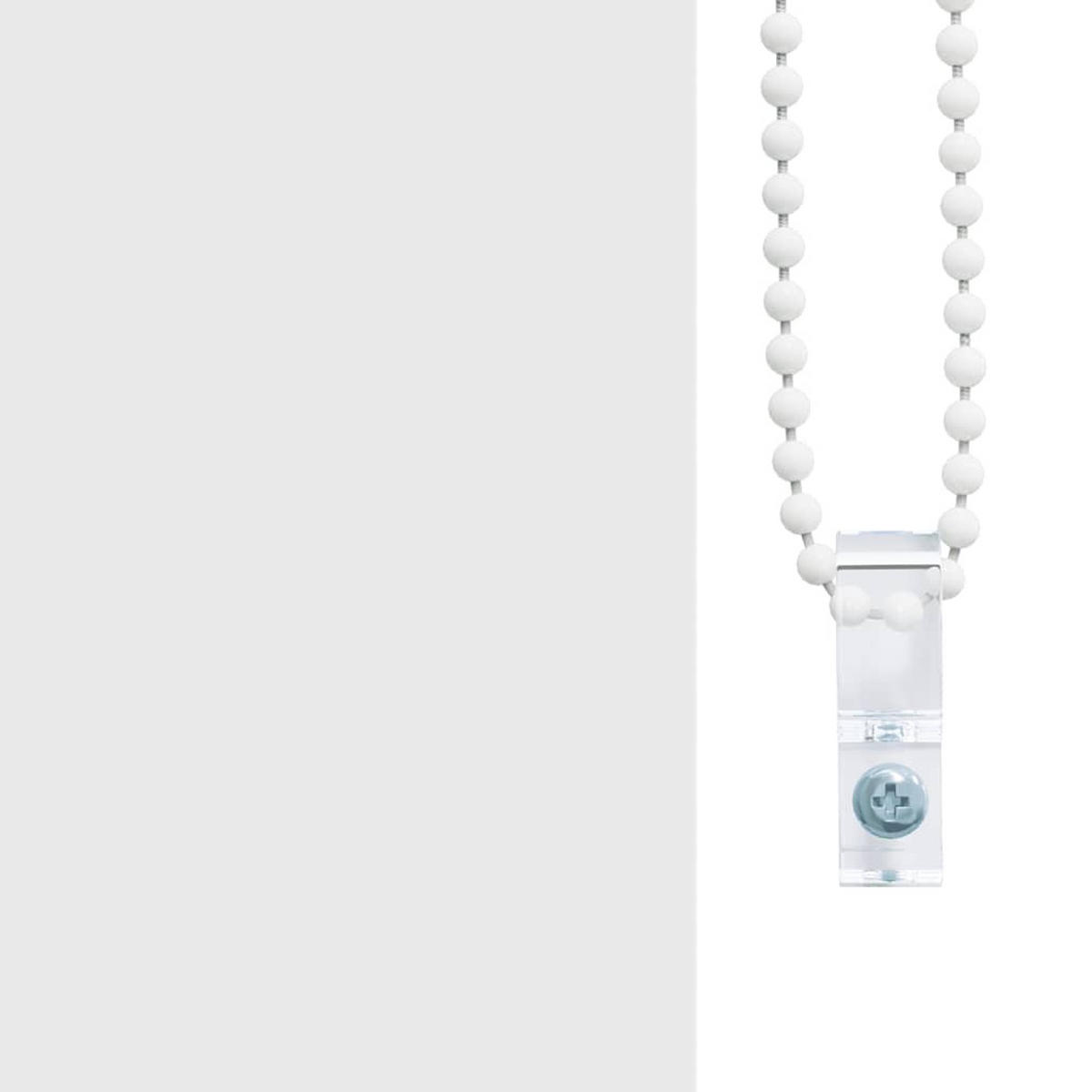 ROLLO für die Dusche 80/240 cm Stoffbreite 76 cm aus PEVA Weiß - Weiß, Kunststoff (80/240cm) - vidaXL