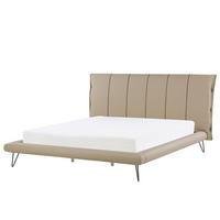 BETT 180/200cm Sandbeige Betin - Beige, Textil (180/200cm) - Beliani