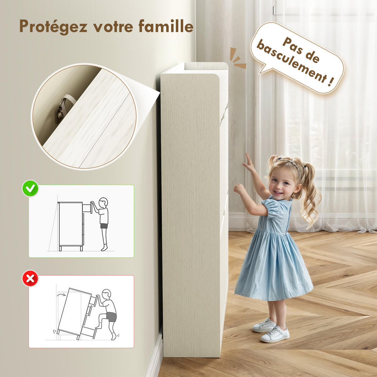 SCHUHSCHRANK DE-15030 4 Klapp-Schubladen & 2 Ausziehschubladen für 8 Paar Schuhe Weiß - Weiß, Holzwerkstoff (98/95.3/19.2cm) - ComfortXL