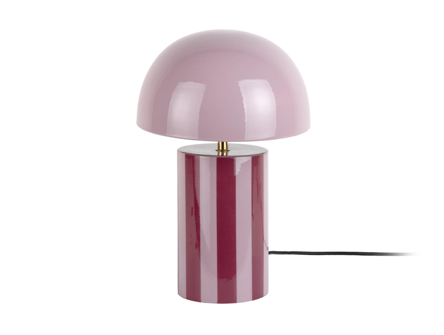 TISCHLAMPE Rayado Lila 25/25/34 cm - Lila, Metall (25/25/34cm) - Leitmotiv