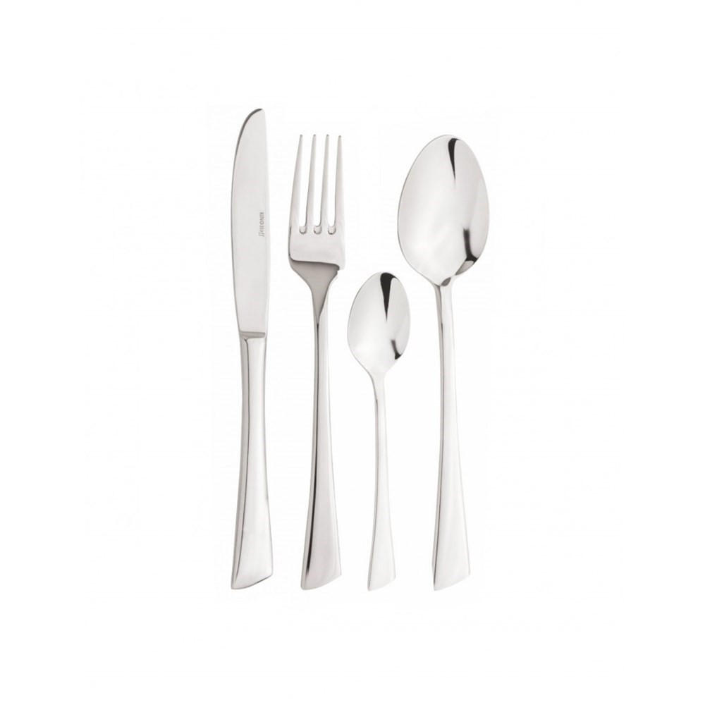 BESTECKSET Silber 21/2/2 cm KH1512 - Silberfarben, Metall - Kinghoff 