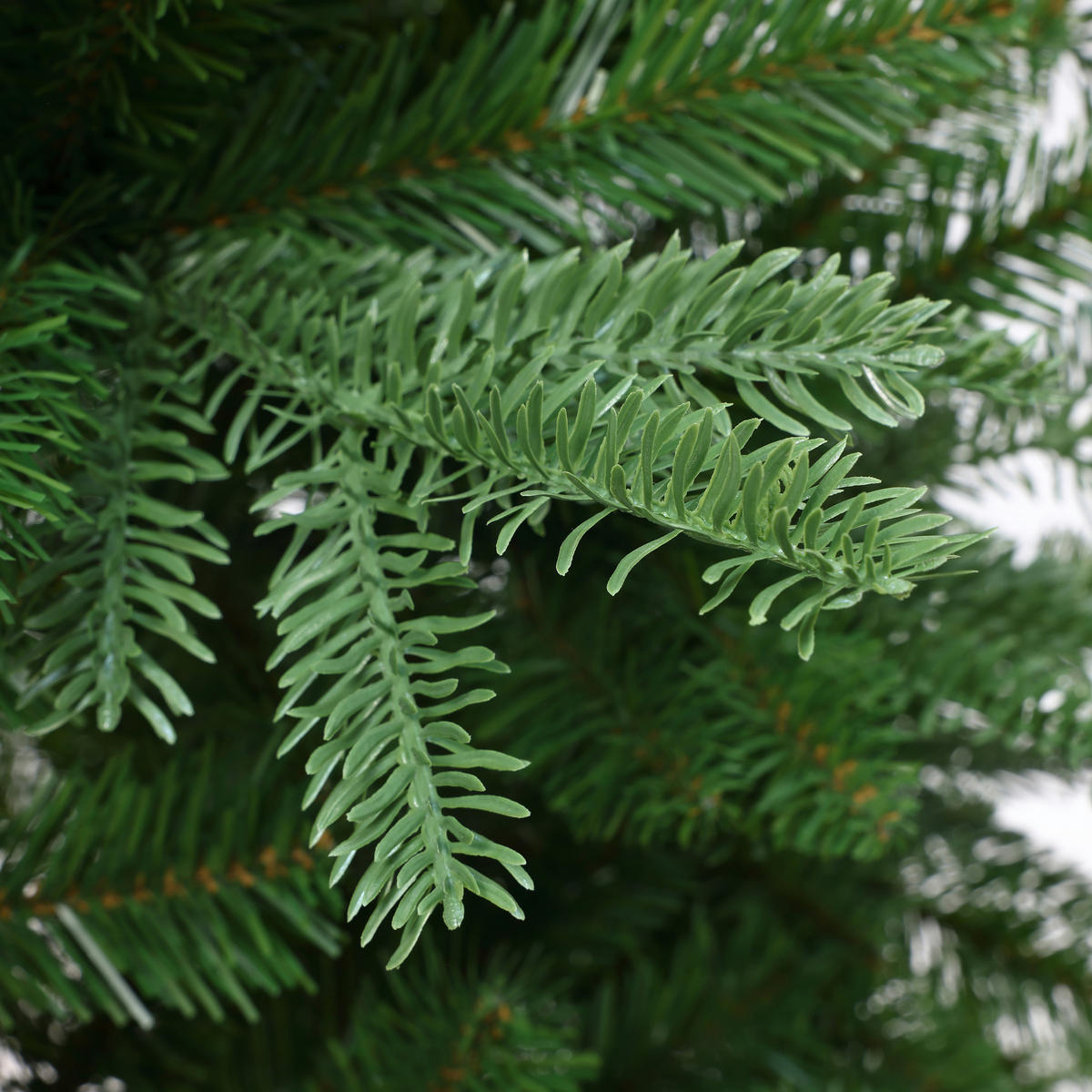 KÜNSTLICHER Weihnachtsbaum 180 cm, Naturgrün mit Metallständer - Grün, Kunststoff (180cm) - Hometopia