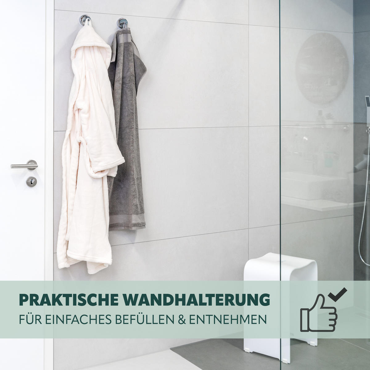 HANDTUCHHAKEN LUCENTE 2er Set, Edelstahl verchromt - Chromfarben, Metall (6/4.5/6cm) - bremermann