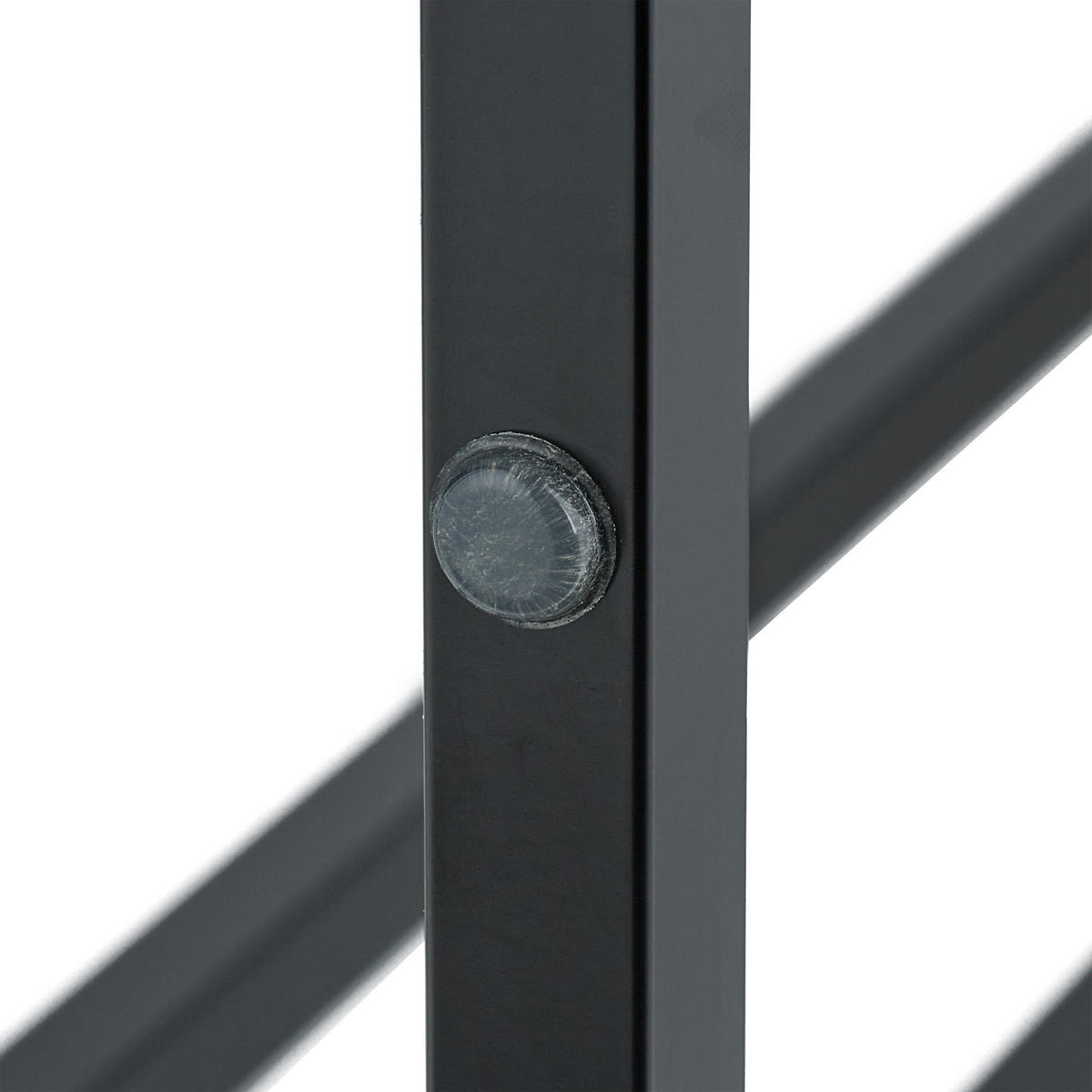 HANDTUCHSTÄNDER Schwarz 3 Stangen freistehend - Schwarz, Metall (46/82.5/21cm) - Relaxdays
