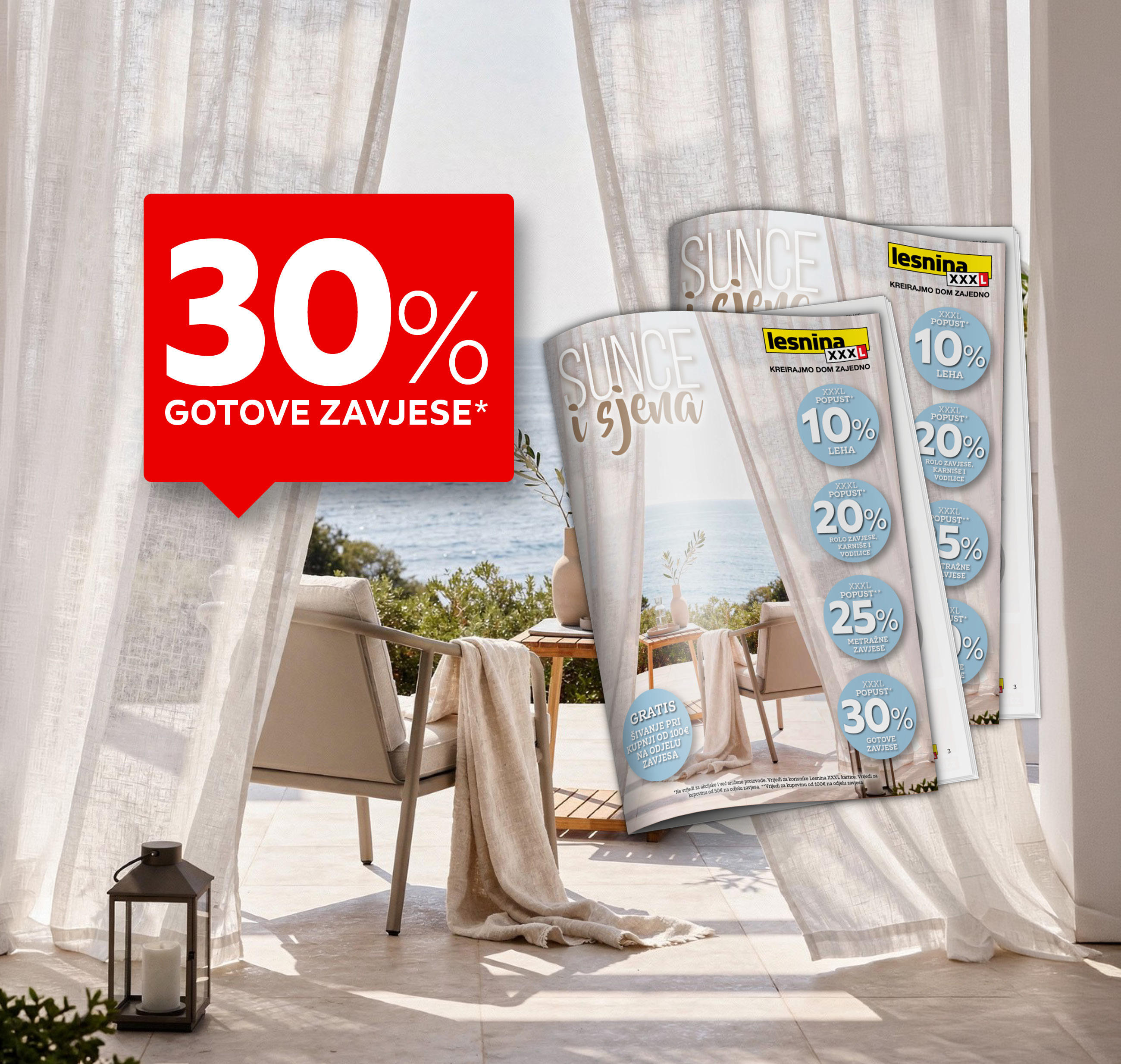 30% gotove zavjese*