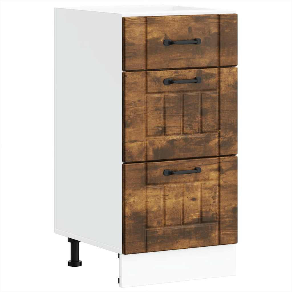 Deluke Küchenunterschrank Eiche San Remo 40x81.5x46 cm