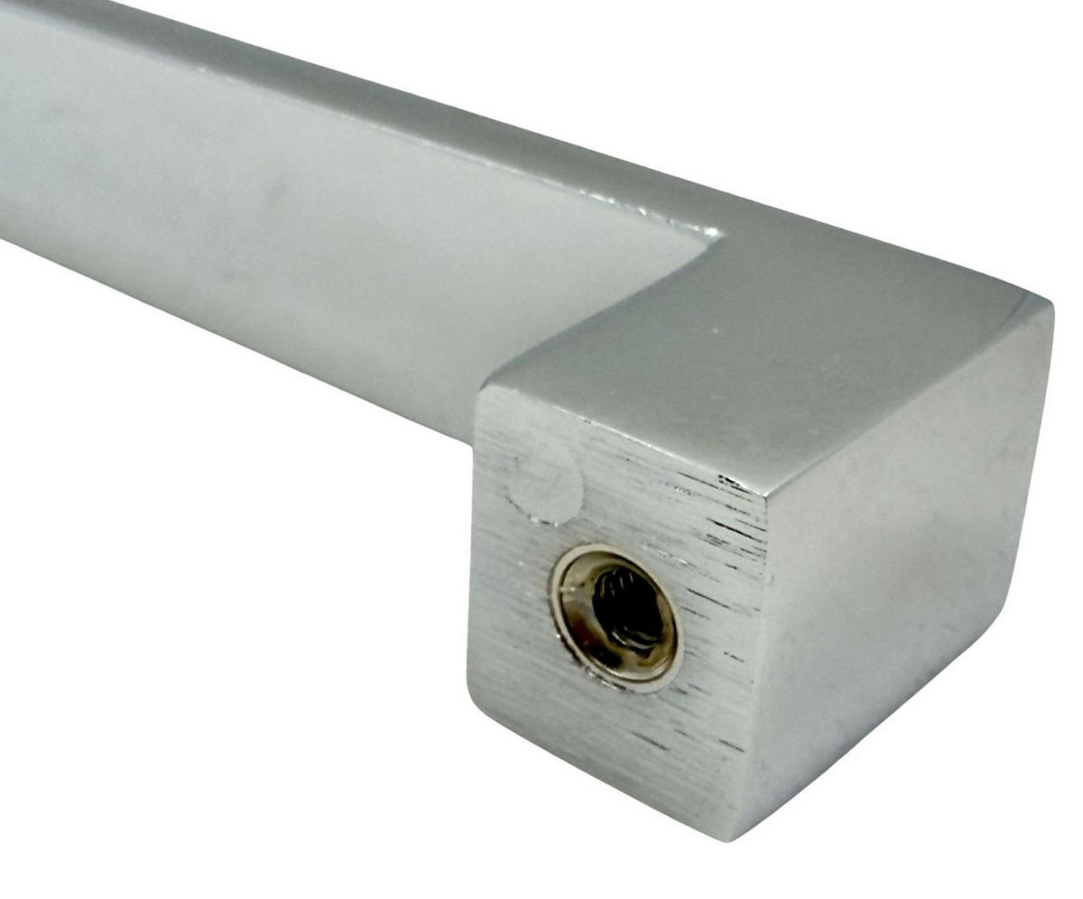 MÖBELGRIFF BA 160mm, Küchengriff Chrom glänzend, Badmöbel-Griff - Chromfarben, Metall (1.8/2.5/17.5cm)